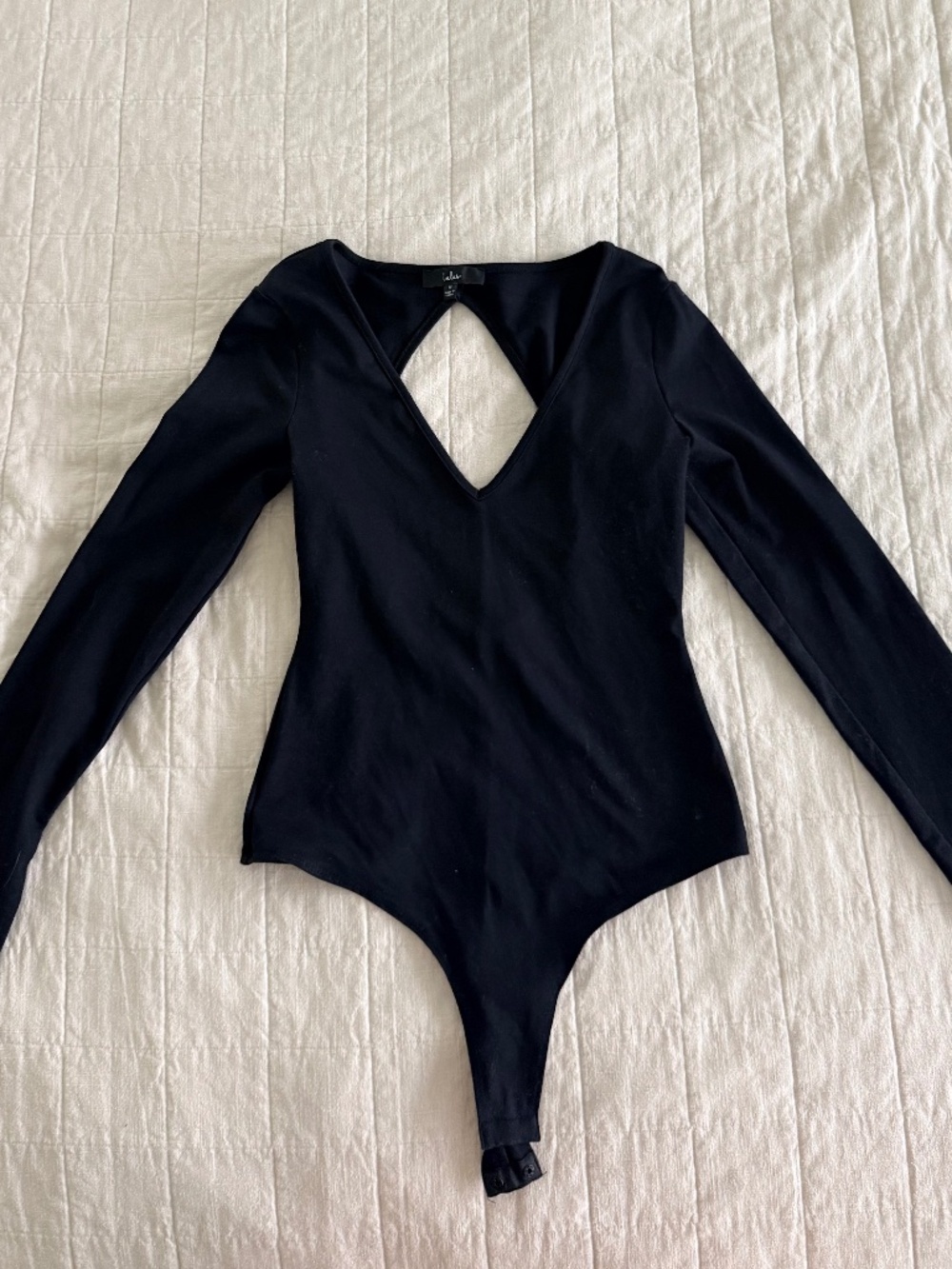 Lulu's Black Bodysuit - Size Medium